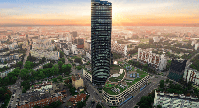 Sky Tower, Wrocław - biura na wynajem