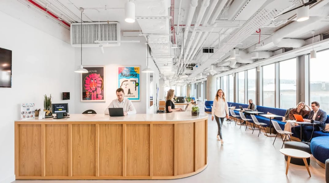 Coworking WeWork Mennica Legacy Tower, Warszawa