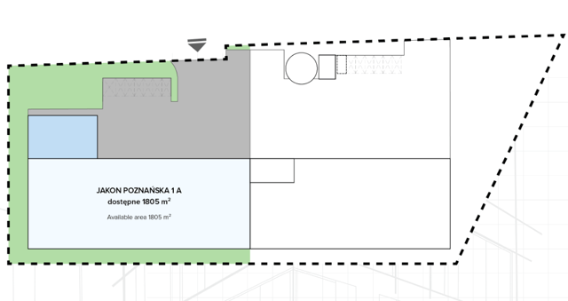 Magazyny Jakon Tarnowo Poznańska I, Poznań - magazyny do wynajęcia. Plan zagospodarowania.