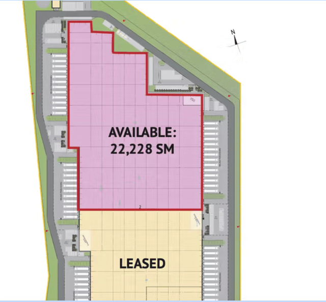 Magazyny EQT Park Poznań Swadzim I, Poznań - magazyny do wynajęcia. Plan zagospodarowania.