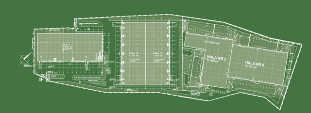 Warehouses BIK Park Sosnowiec II, Górny Śląsk - warehouses for rent. Site plan.