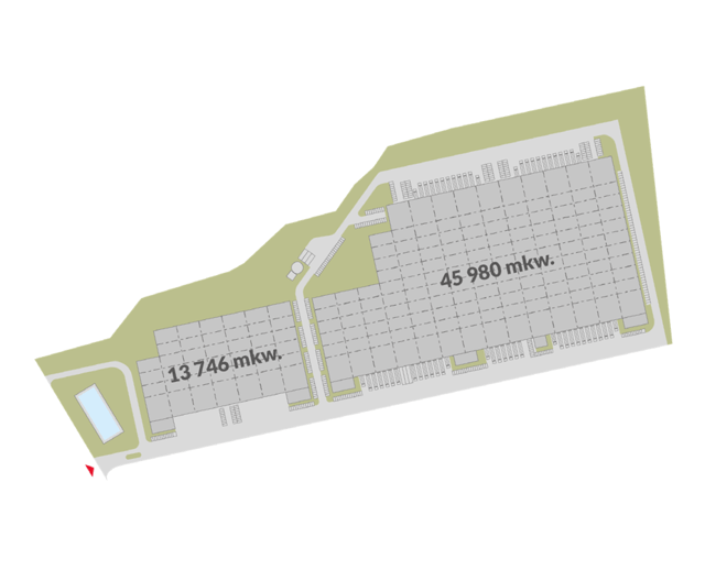 Warehouses 7R Park Tczew III, Trójmiasto - warehouses for rent. Plan zagospodarowania.