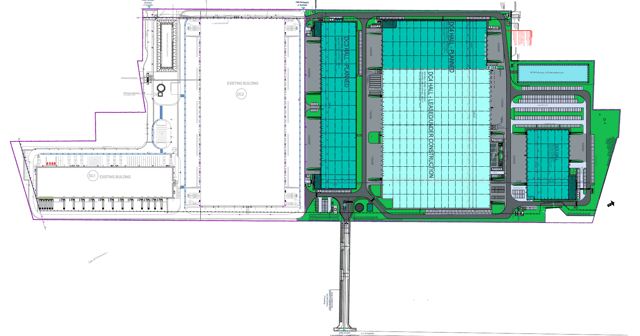 Warehouses Prologis Park Poznań III, 60-003 Poznań - warehouses for rent. Site plan.