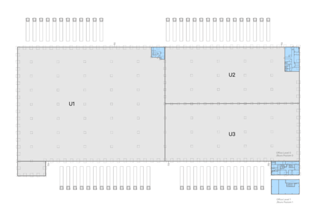 Warehouses REINO IO Łódź, Polska Centralna - warehouses for rent. Site plan.