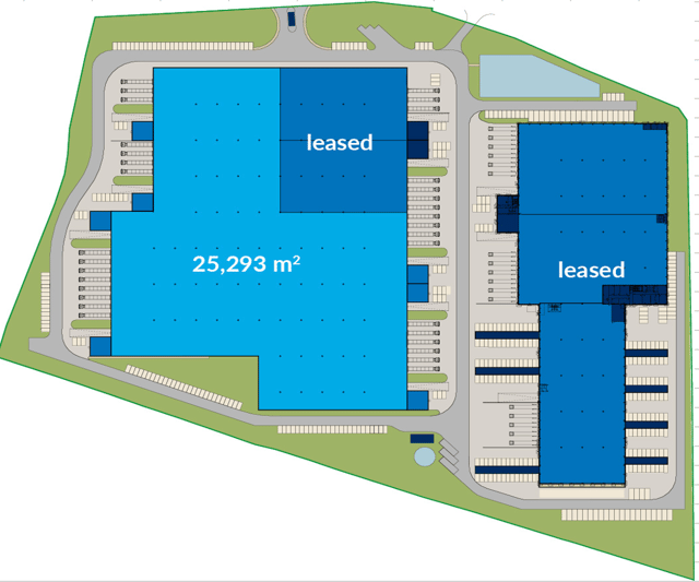 Magazyny GLP Rzeszów Logistics Centre, 35-213 Rzeszów - magazyny do wynajęcia. Plan zagospodarowania.