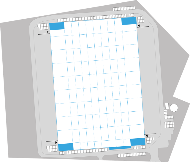 Magazyny LCube Mszczonów, Warszawa - magazyny do wynajęcia. Plan zagospodarowania.