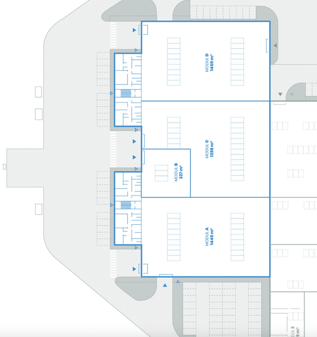 Magazyny Invest Park Wałbrzych, Wrocław - magazyny do wynajęcia. Plan zagospodarowania.
