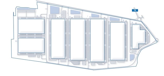 Magazyny Industrial Park Poland - Konin, Poznań - magazyny do wynajęcia. Plan zagospodarowania.