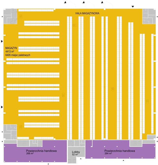 Warehouses Chylonia Business Park, Trójmiasto - warehouses for rent. Site plan.