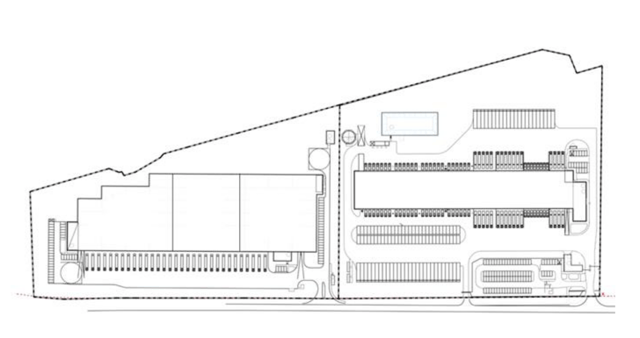 Magazyny RYSY Warsaw West VII, Warszawa - magazyny do wynajęcia. Plan zagospodarowania.