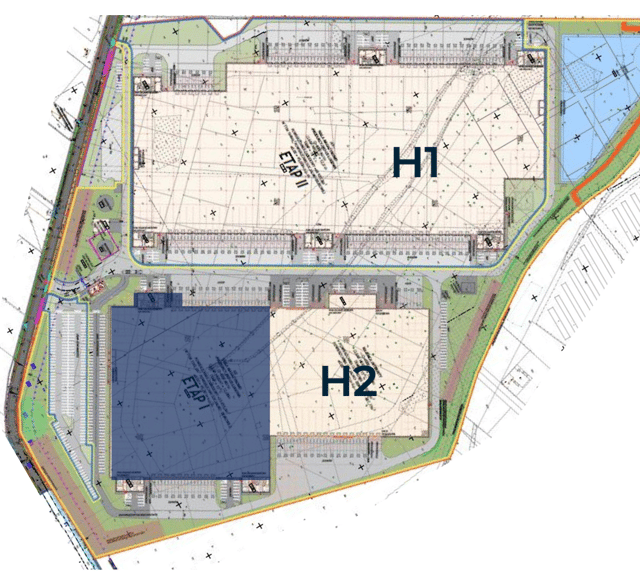 Warehouses Good Point Karczew, Warszawa - warehouses for rent. Site plan.