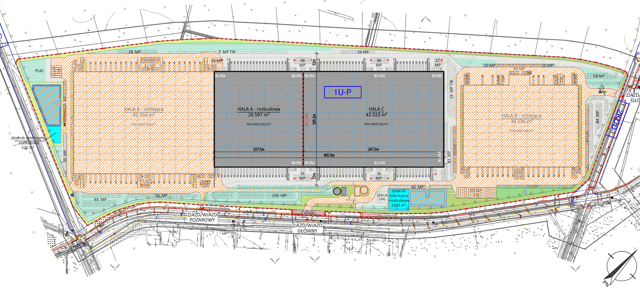 Magazyny EQT Park Szczecin II, 70-895 Szczecin - magazyny do wynajęcia. Plan zagospodarowania.