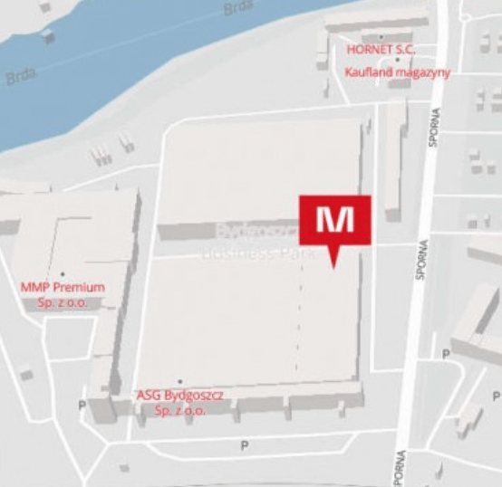 Warehouses Multipark Bydgoszcz, Bydgoszcz i Toruń - warehouses for rent. Site plan.