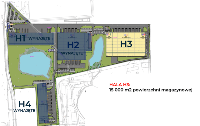 Magazyny Good Point V, Warszawa - magazyny do wynajęcia. Plan zagospodarowania.
