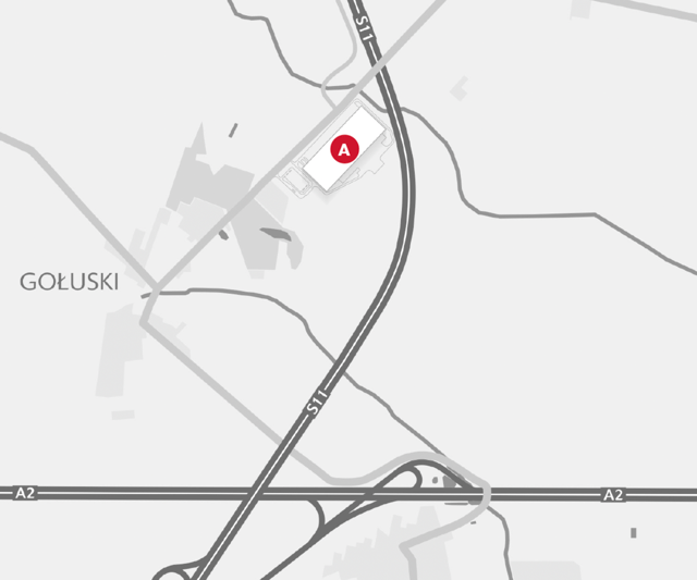Magazyny SEGRO Logistics Park Poznań Gołuski, Poznań - magazyny do wynajęcia. Plan zagospodarowania.