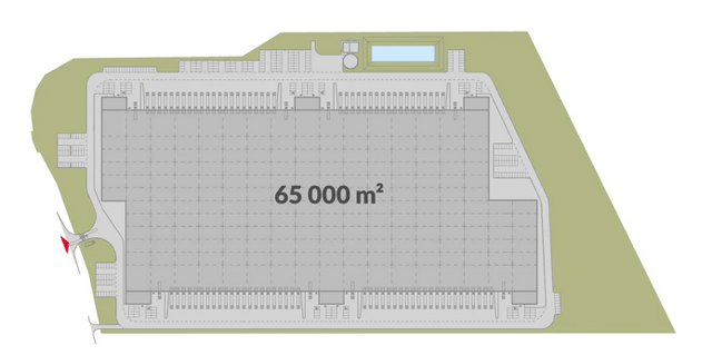 Warehouses 7R Park Warsaw South II, Warszawa - warehouses for rent. Site plan.