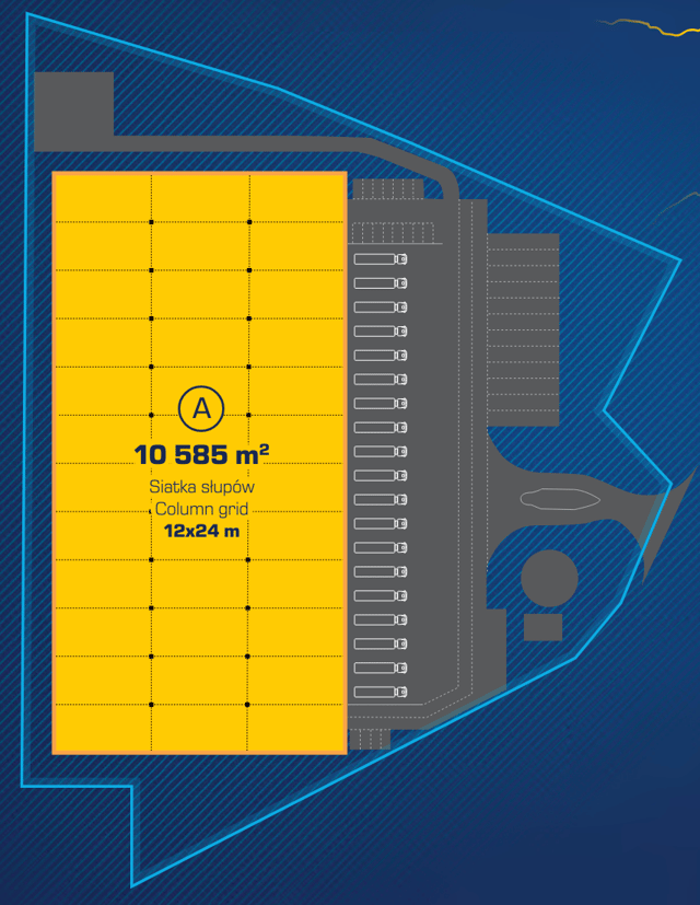 Magazyny Świebodzin Logistics Centre, Polska Zachodnia - magazyny do wynajęcia. Plan zagospodarowania.