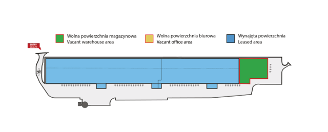Warehouses Park Kraków IX, Kraków - warehouses for rent. Site plan.