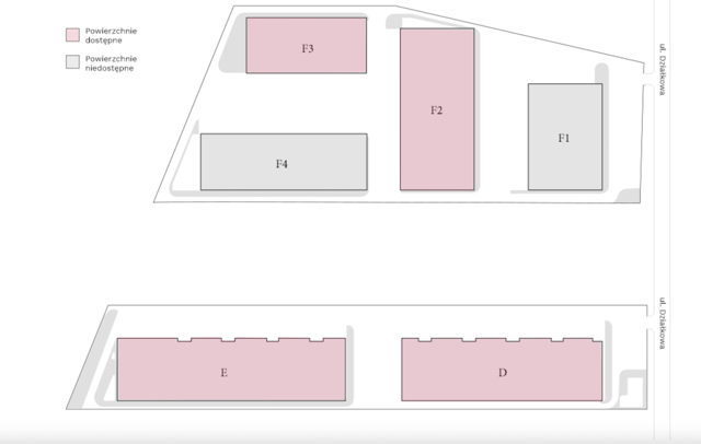Magazyny Ideal Distribution Center, 02-234 Warszawa - magazyny do wynajęcia. Plan zagospodarowania.