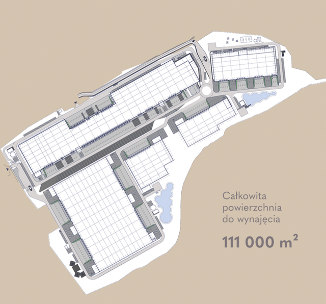 Magazyny BOOSTER Zabrze, Górny Śląsk - magazyny do wynajęcia. Plan zagospodarowania.