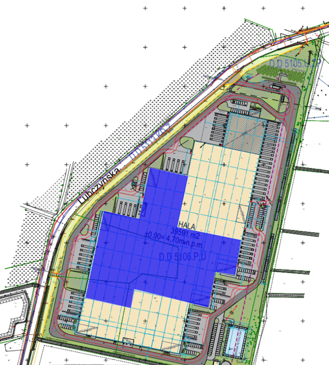 Warehouses Panattoni Park Szczecin IV, 70-895 Szczecin - warehouses for rent. Site plan.