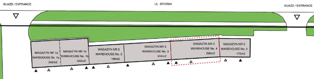 Magazyny Multipark Bydgoszcz I, Bydgoszcz i Toruń - magazyny do wynajęcia. Plan zagospodarowania.