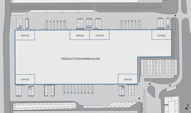 Magazyny BTS Park Świebodzin VI, Polska Zachodnia - magazyny do wynajęcia. Plan zagospodarowania.