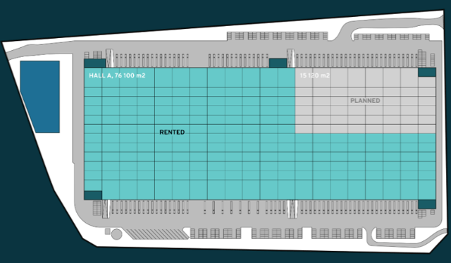 Magazyny Fortress Logistics Park Zabrze, Górny Śląsk - magazyny do wynajęcia. Plan zagospodarowania.