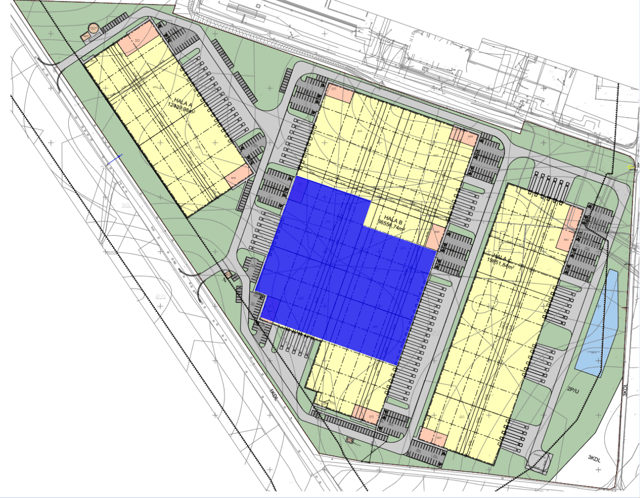Warehouses Panattoni Park Gorzów Wielkopolski II, Polska Zachodnia - warehouses for rent. Site plan.