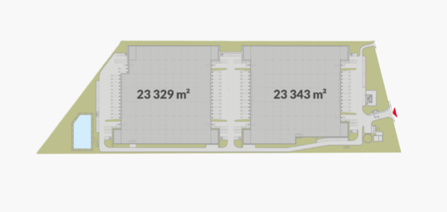 Magazyny 7R Park Warsaw South III, Warszawa - magazyny do wynajęcia. Plan zagospodarowania.