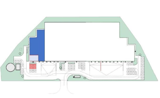 Warehouses BGO Park Warsaw Airport, Warszawa - warehouses for rent. Site plan.