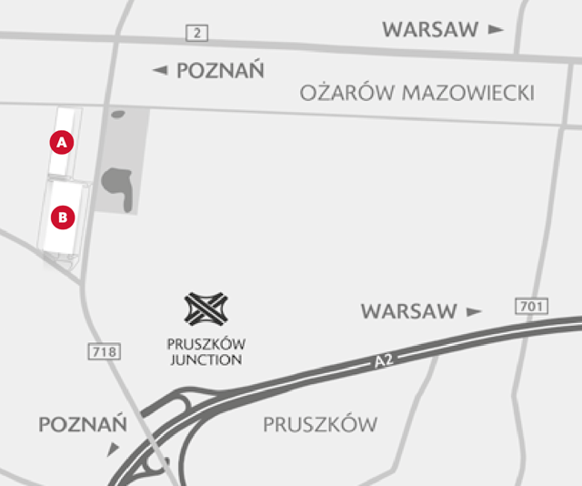Warehouses SEGRO Logistics Park Warsaw Pruszków, Warszawa - warehouses for rent. Site plan.