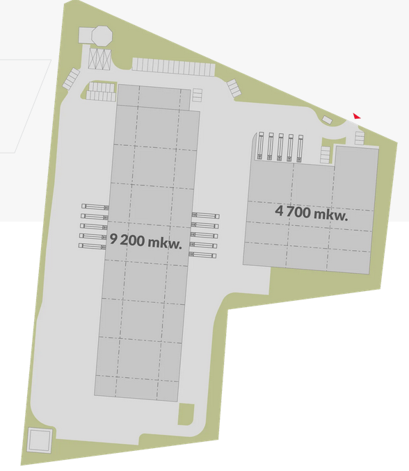 Magazyny GLP Warsaw IV Logistics Centre, Warszawa - magazyny do wynajęcia. Plan zagospodarowania.
