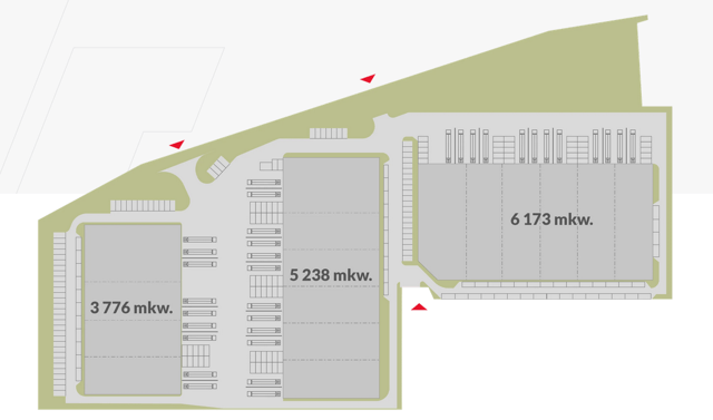 Magazyny City Flex Warszawa, 02-234 Warszawa - magazyny do wynajęcia. Plan zagospodarowania.