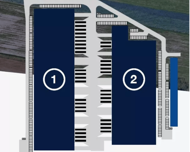 Warehouses City Logistics Warsaw III, Warszawa - warehouses for rent. Site plan.