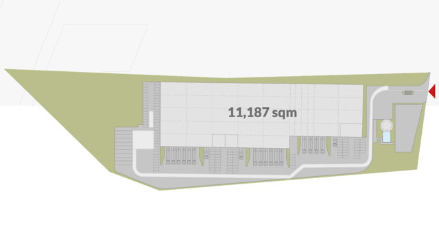 Warehouses 7R City Flex Wrocław Airport, 54-516 Wrocław - warehouses for rent. Site plan.
