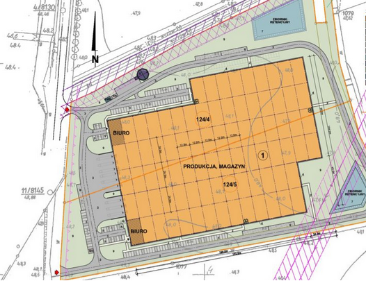 Magazyny Next Step Gubin, Polska Zachodnia - magazyny do wynajęcia. Plan zagospodarowania.