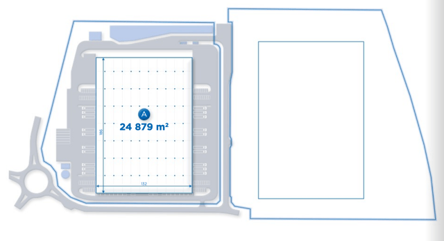 Warehouses Częstochowa Logistics Centre, Górny Śląsk - warehouses for rent. Site plan.