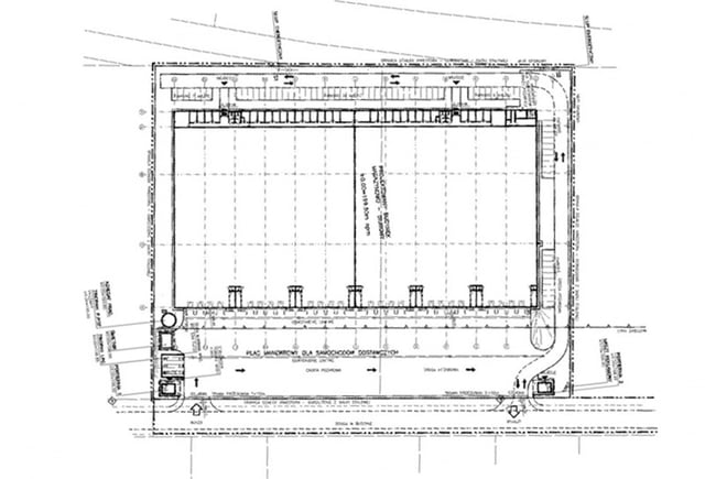Magazyny Centrum Logistyczne Kraków II, 30-740 Kraków - magazyny do wynajęcia. Plan zagospodarowania.