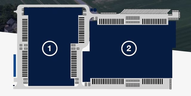 Warehouses EQT Park Żory, Górny Śląsk - warehouses for rent. Site plan.
