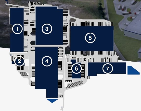 Magazyny Accolade Funds Park Zielona Góra, Polska Zachodnia - magazyny do wynajęcia. Plan zagospodarowania.