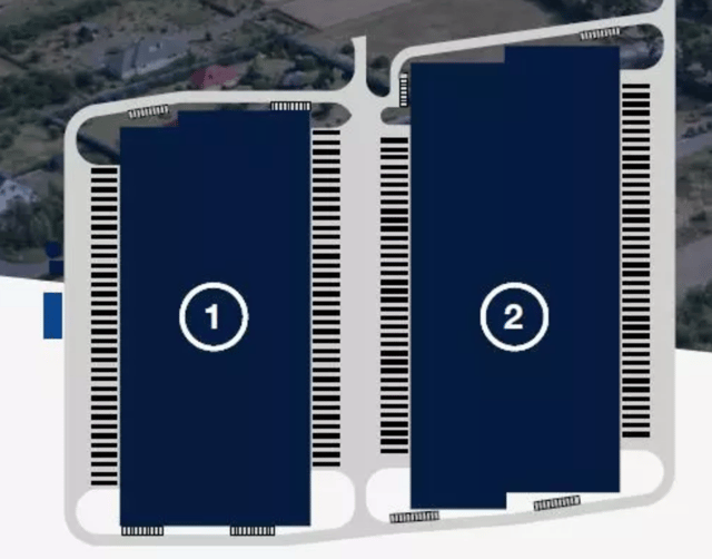 Warehouses Accolade Funds Park Gorzów Wielkopolski, Polska Zachodnia - warehouses for rent. Site plan.
