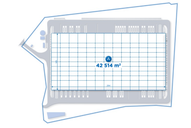 Magazyny Kalwaria Logistics Centre, Warszawa - magazyny do wynajęcia. Plan zagospodarowania.