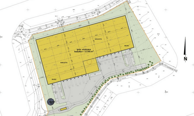 Magazyny Next Step Kożuchów, Polska Zachodnia - magazyny do wynajęcia. Plan zagospodarowania.